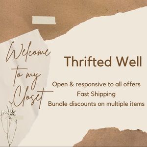 Welcome To My Closet, @thriftedwell